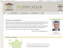 Tablet Screenshot of nosdeputes.fr